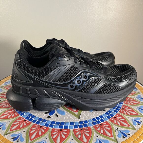 Saucony NXT Grid Women’s Size 8.5 Mens 7 Black Running Shoes S70797-3 Unisex NEW - Picture 4 of 9